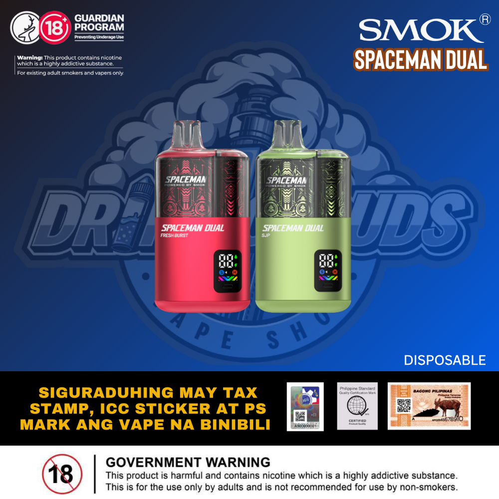 SMOK SPACEMAN DUAL Drip & Clouds SMOK SPACEMAN DUAL Drip & Clouds