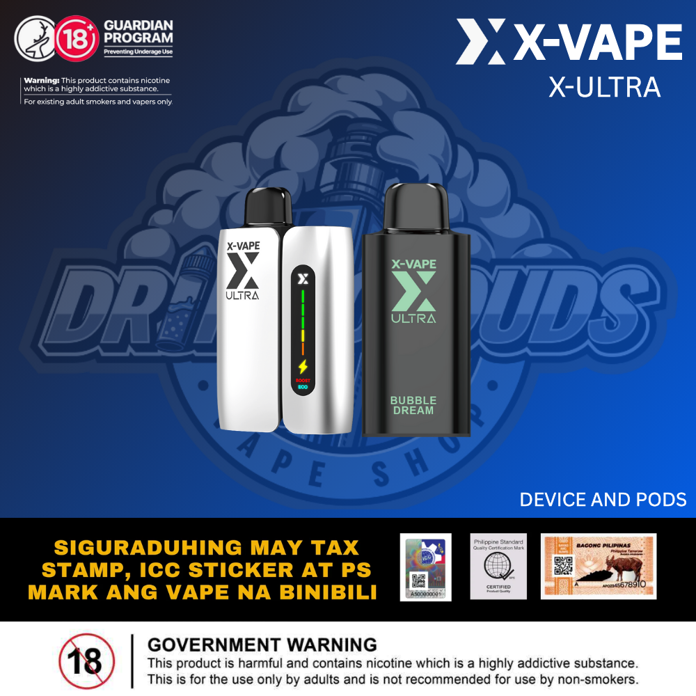 X-Vape X-Ultra Drip & Clouds X-Vape X-Ultra Drip & Clouds