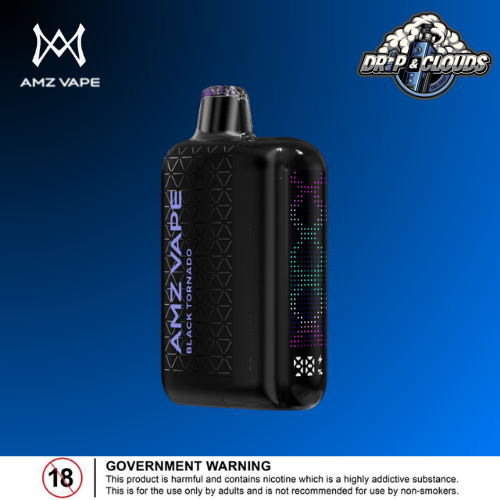 AMZ A1 Airflow Designed Shape Battery Charging Port Charging Voltage LED Screen Nicotine Type Nicotine Concentration E-liquids Capacity