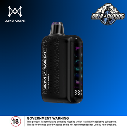 AMZ A1 Airflow Designed Shape Battery Charging Port Charging Voltage LED Screen Nicotine Type Nicotine Concentration E-liquids Capacity