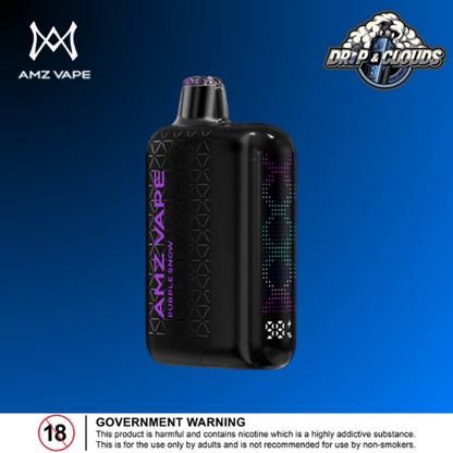 AMZ A1 Airflow Designed Shape Battery Charging Port Charging Voltage LED Screen Nicotine Type Nicotine Concentration E-liquids Capacity